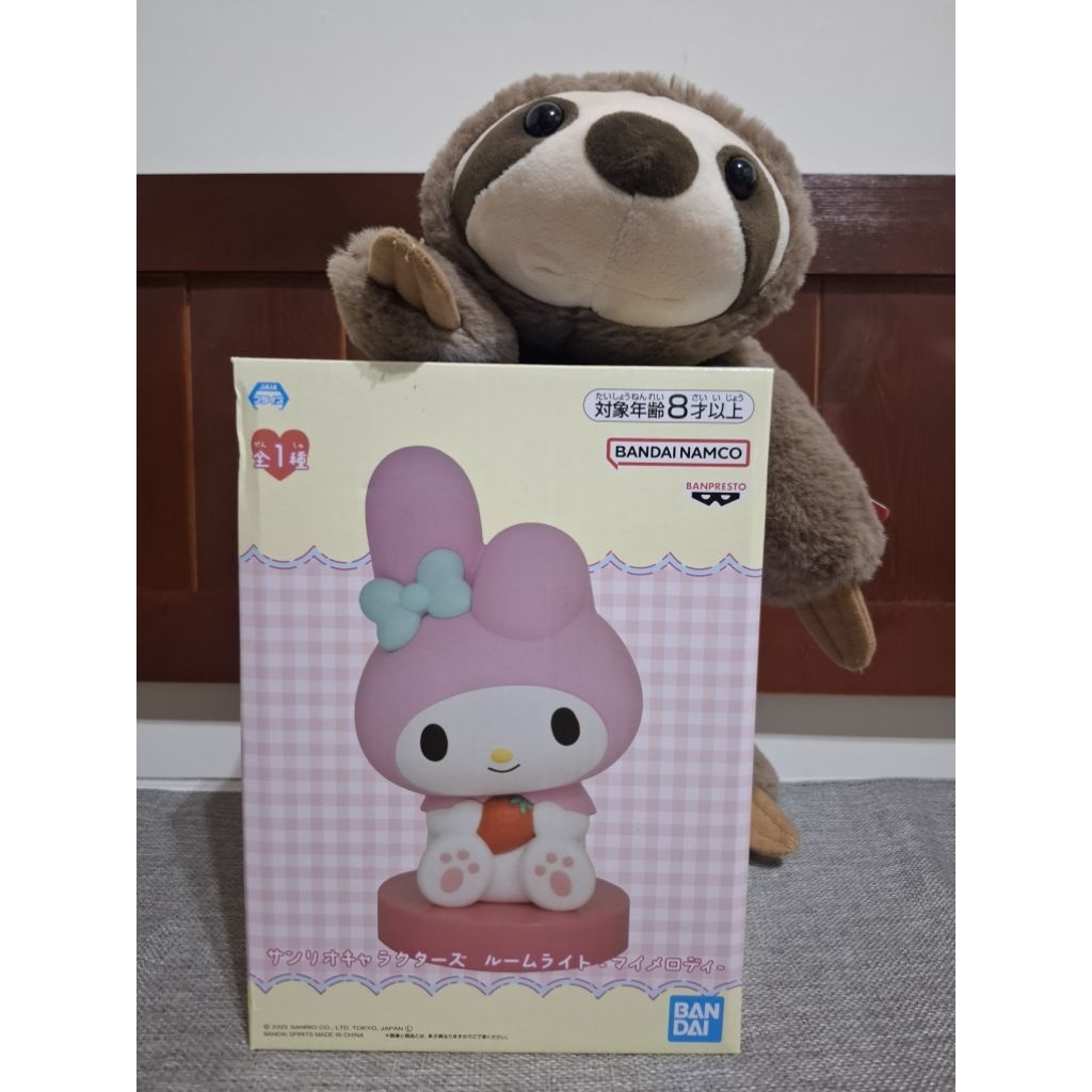 全新現貨 日版 BANPRESTO 三麗鷗 美樂蒂 SOFVIMATES 軟膠公仔 座燈造型公仔 景品 公仔