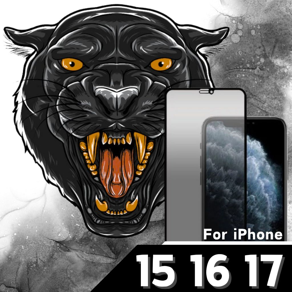 LOSOA黑豹鑽石膜 iPhone 15 16 17系列 15/16/17/Pro/Plus/ProMax 滿版玻璃貼