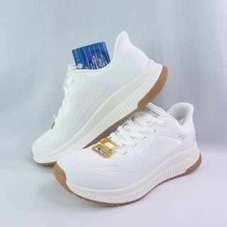 Skechers 117624WHT 女休閒鞋 BOBS Squad 4 瞬穿 白