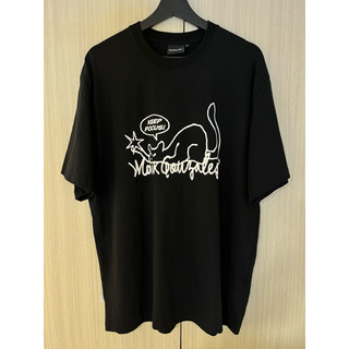 九成新* Mark Gonzales NECO 貓咪Tee 小黃人 小天使 L號
