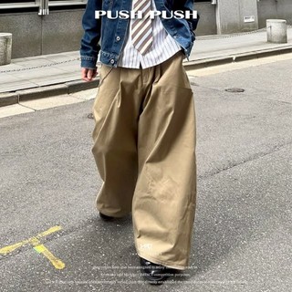 PUSH PUSH PP KHAKI PANTS卡其 低腰 闊腿褲 卡其 黑