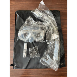FISHFINE法國浮潛成人全乾式呼吸管裝備（全新）