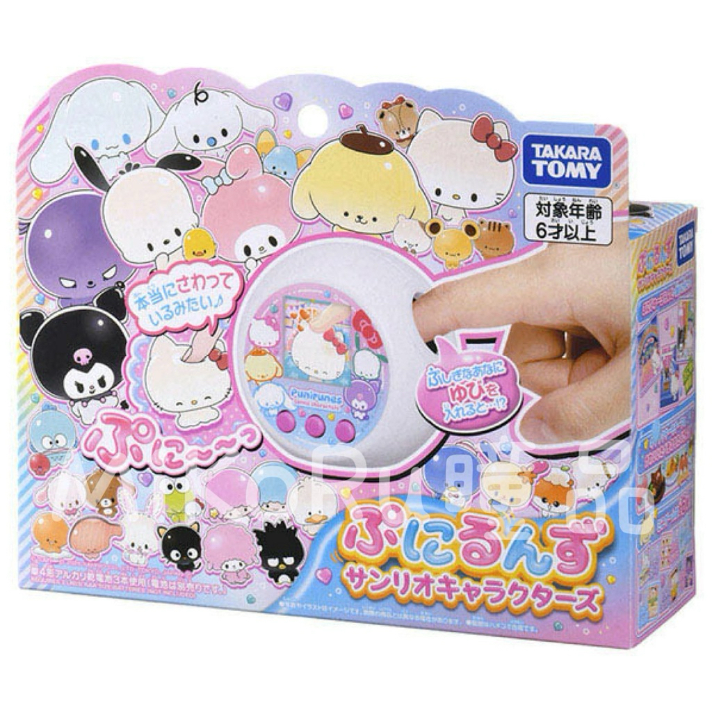 ✔️限量現貨+E發票✔️日本原裝正品 Takara Tomy SANRIO 手指戳戳機 互動電子雞 寵物機