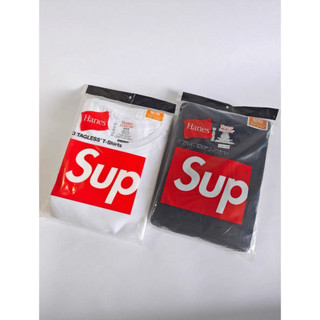 Supreme Hanes tagless 小LOGO 素T 軍綠 棋盤格 樹紋 黑 白 紫 粉 灰 單件 多件