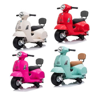 Vespa 偉士牌迷你電動玩具車 靠背款｜兒童騎乘玩具｜安全可愛｜現貨特價🔥