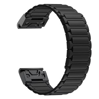 鏈式 裝甲 佳明 20mm 22mm 26mm 磁吸 Garmin Fenix8 7 Epix Enduro 矽膠 錶帶