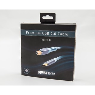 Supra Cable USB 2.0 Type C-B 瑞典製 USB 傳輸線 - 迎家公司貨│隔日達