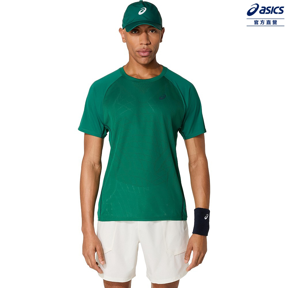 ASICS 亞瑟士 短袖上衣 男款 ACTIBREEZE 亞洲大師賽 海外版 網球上衣 2041A320-325