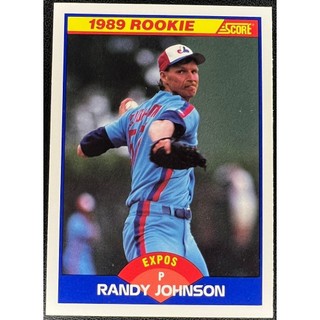MLB 球員卡 巨怪 Randy Johnson 1989 Score RC Rookie 新人卡