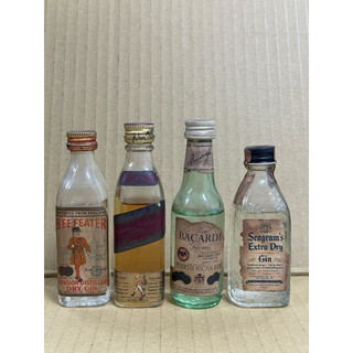 Bacardi . Seagrams Extra Dry . Beefeater .Johnnie Walker Red