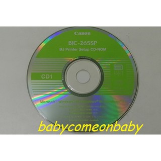 影音光碟 Canon BJC-265SP BJ Printer Setup CD-ROM