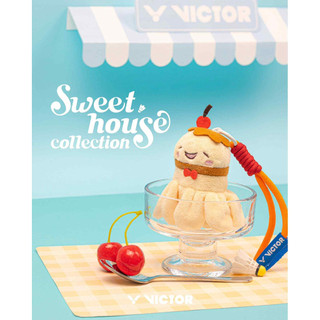 全新勝利 VICTOR 甜點萌羽球吊飾 鑰匙圈 小玩偶 舒壓玩具🍰