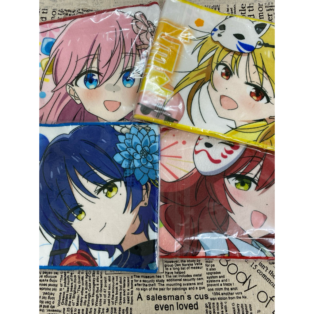 降價 孤獨搖滾 最新一番賞 浴衣系列 毛巾 小孤獨 虹夏 喜多 涼 小孤獨毛巾 喜多毛巾 虹夏毛巾 山田涼