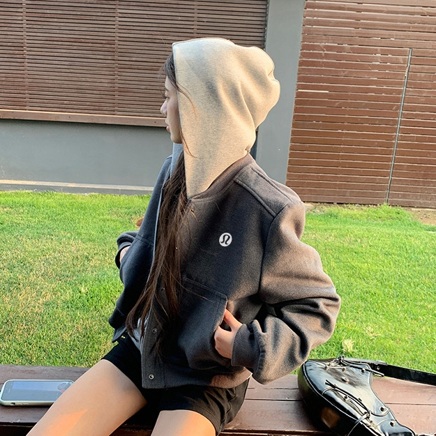 【季得運動】Lululemon 棒球外套 灰色＊S~L。50983C