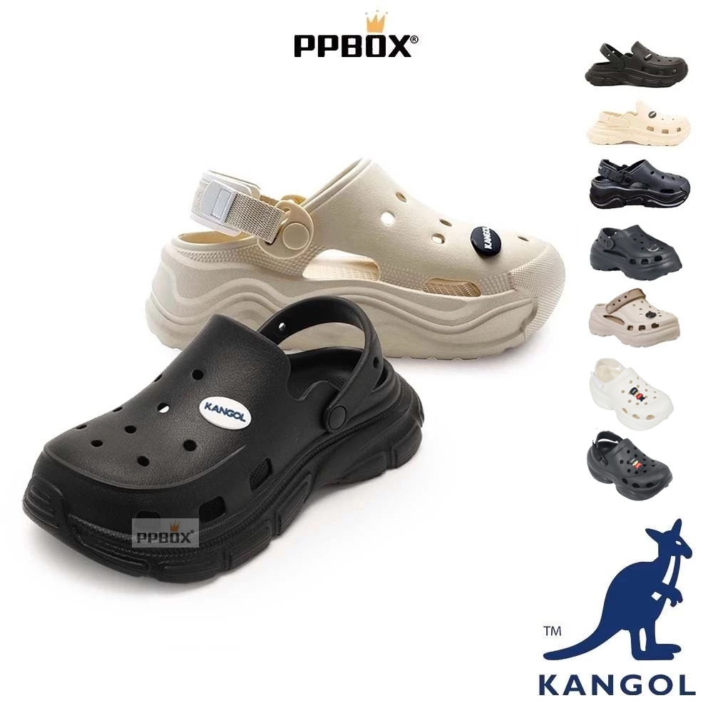 KANGOL 袋鼠 洞洞鞋 獨家款 64228672 餅乾鞋 穆勒鞋 厚底 泡芙鞋 拖鞋 雲朵鞋  日韓穿搭