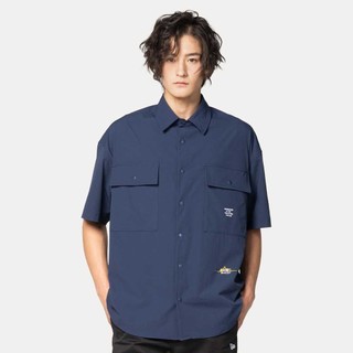 NEW ERA 短袖襯衫 SPRING WAVE FEST NE 海軍藍 NE14500168