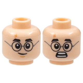 LEGO 樂高 人偶 人偶頭 臉部 哈利波特 閃電疤痕 3626pb2168