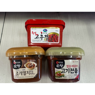 韓國🇰🇷 清淨園 Sunchang 清淨園韓國海鮮大醬 生菜包肉用醬 傳統大醬 傳統辣椒醬（微辣）韓廚 辣椒醬