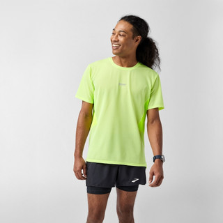 【BROOKS】男 High Point 高峰短袖上衣 2.0 豔陽紅/夜光黃(211566786)