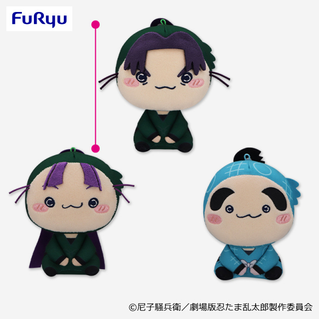 日版 忍者亂太郎 劇場版 毒竹忍者隊最強之軍師 電影 第二彈 娃娃 潮江文次郎 立花仙蔵 非現貨 下單前請先私