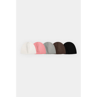 SLC I Big beaver cotton raw-edge beanie hat / 5 colors