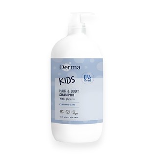 Derma丹麥德瑪 兒童2合1洗髮沐浴露 【樂兒屋】