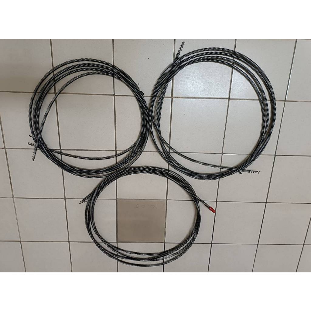 川方牌   電動通管機 CCM-761 單售彈簧 9.5mm*6M~3條(一條二手)