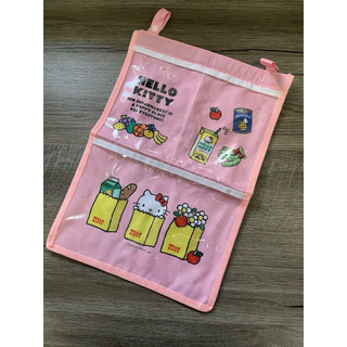 二手）Hello kitty 置物袋 透明塑膠 掛袋