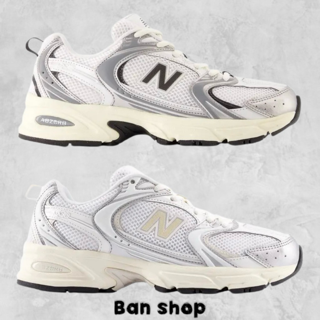 【Ban shop】New Balance 530 NB530 男女復古休閒鞋 黑銀白 白銀黃 U530ESA ESB