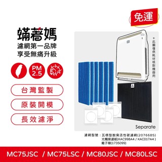 適 大金DAIKIN MC75LSC MC75JSC MC80LSC MC80JSC 空氣清淨機 KAC998A4 濾網