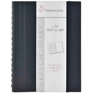 【圓融文具小妹】德國 第一品牌 Hahnemuhle 專業 SKETCH DIARY 活頁 筆記本 A5 繪圖+日記