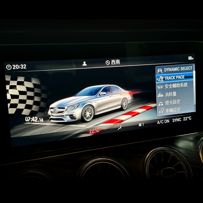 賓士 E級 W213 S213 C238 升級主機808系統+氣氛燈多彩選單+AMG賽道模式 禾笙影音館
