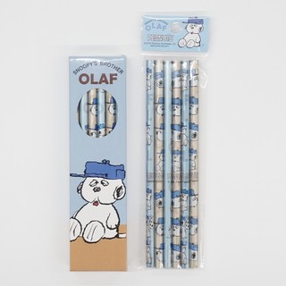 SNOOPY(OLAF)6入袋裝/12入盒裝木頭鉛筆 OSPEN60-1/OSPEN120-1 鉛筆【久大文具】0148