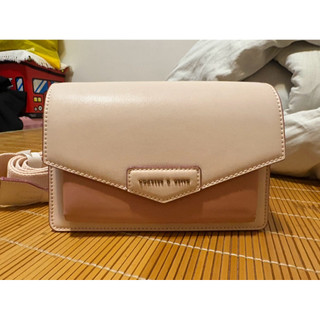 小ck Charles & Keith 粉色信封包/劍橋包