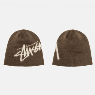 {M.Lu} Stussy Skullcap Brushed Out Stock 毛帽