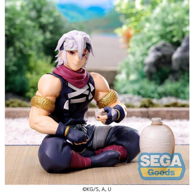 🔥鹿本🔥全新 日版 景品 SEGA  鬼滅之刃 宇髓天元 音柱 忍裝束 坐姿 公仔 模型