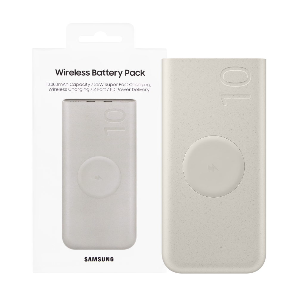 Samsung 三星 台灣原廠官方正品 25W 無線閃充行動電源 | 10,000mAh【EB-U2510】