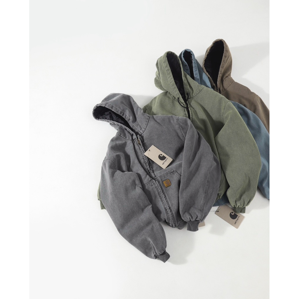Carhartt復古款J130水洗連帽外套