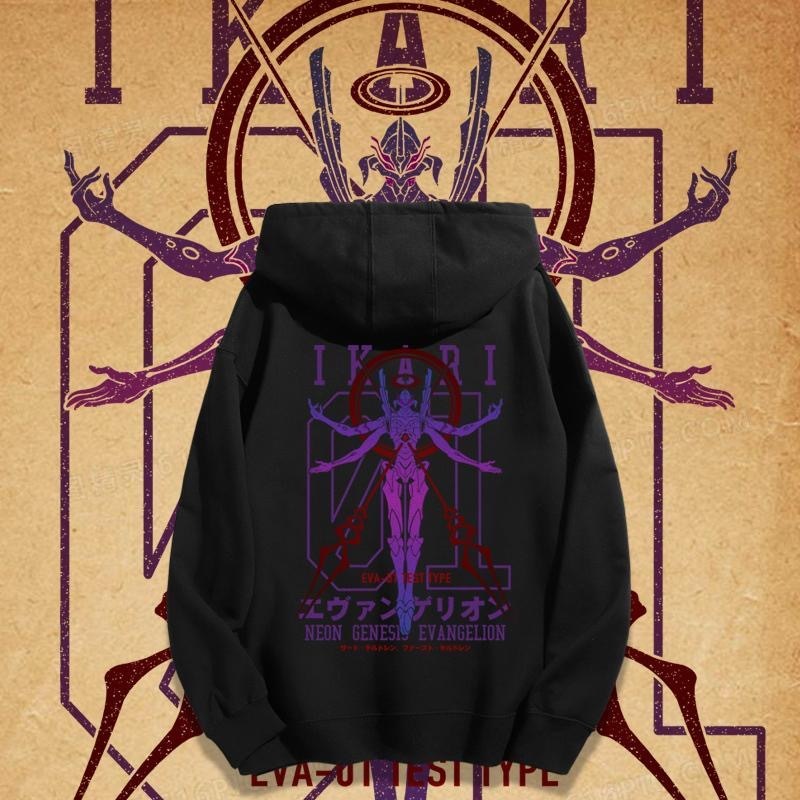 【獨家花色+重磅高品質🔥】EVA新世紀福音戰士綾波麗聯名寬鬆衛衣秋冬裝男女潮流休閒上衣服