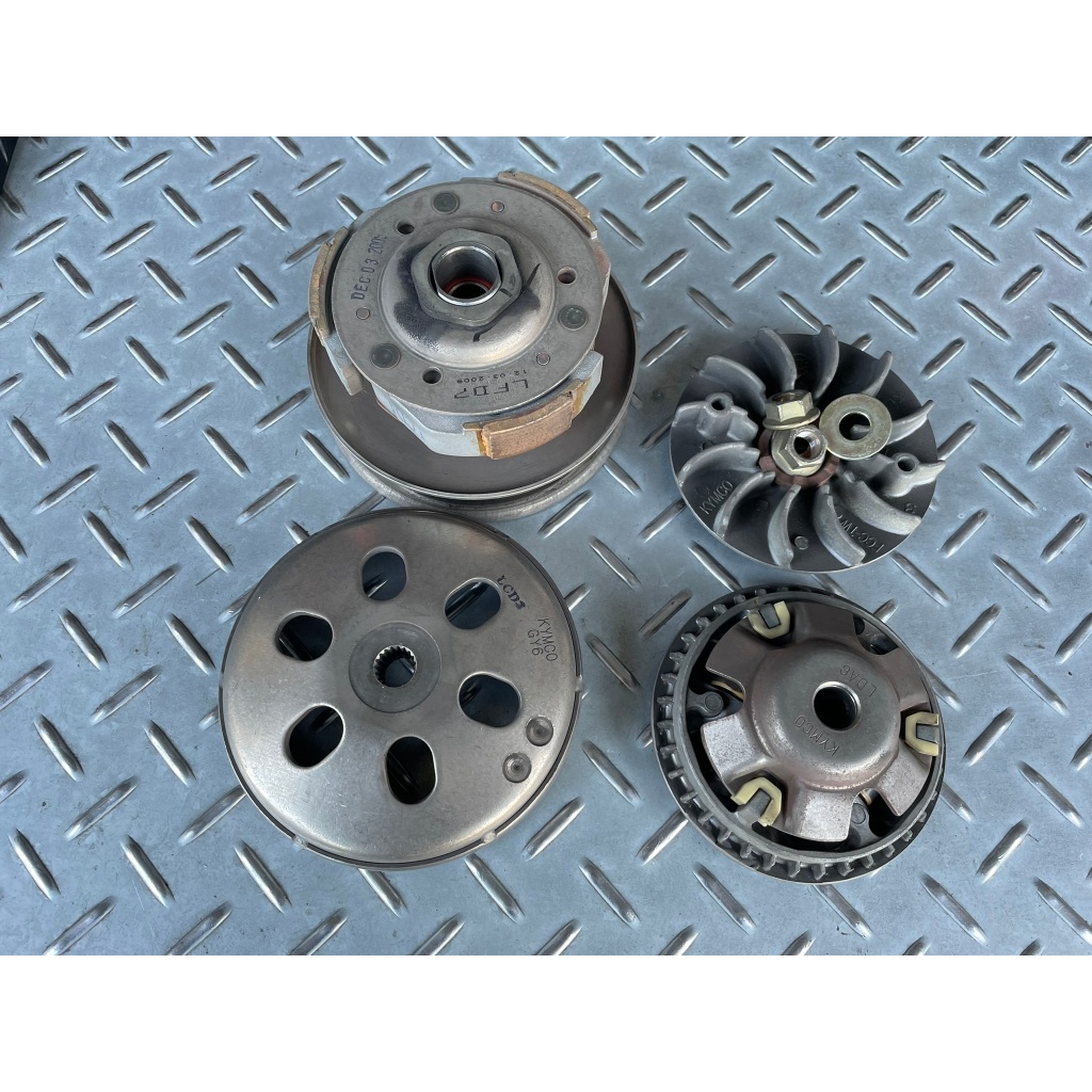 (中古)(二手)3 KYMCO 光陽 GP125  V2 原廠傳動全組含皮帶 傳動組 普利盤 普利珠 開閉盤 離合器總成