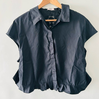 ㊣【Max Mara】 背後摟空造型襯衫-S/M