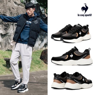 【LE COQ SPORTIF 法國公雞】CHAMBORD 運動鞋 男女鞋-黑色-LWW73213