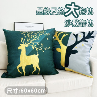 【台灣現貨】研紡枕所 墨綠風格大抱枕 沙發靠枕｜共30款｜60x60cm
