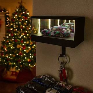 無限鏡面車庫鑰匙掛架 Infinity LED Garage Key Holder 創意鑰匙掛 玄關鑰匙收納 汽車展示櫃