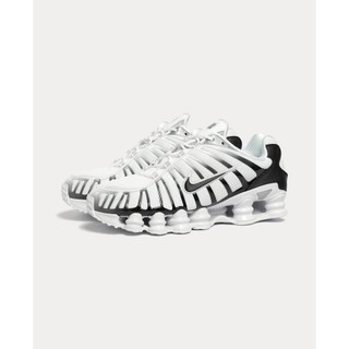 Nike Shox TL 斑馬 白黑 黑線 魚骨 彈簧鞋 AV3595-102 男生款