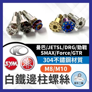 金牛二輪🌟邊柱螺絲 側柱螺絲 M10 M8 邊柱 側柱 固定螺絲 曼巴 SL DRG 勁戰 SMAX Force GTR