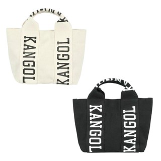 KANGOL 側背包 米白 / 黑 字母LOGO 帆布包 小方包 手提包 65551707-