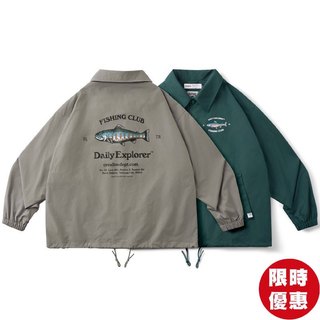 FILTER017 FISHING CLUB COACH JACKET 日常探尋者 釣魚俱樂部 教練外套 (二色)