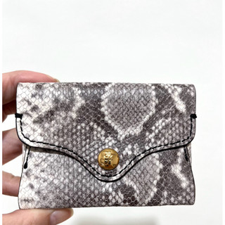 Fossil 真皮雙面蛇紋零錢卡片包 全新正品 現貨