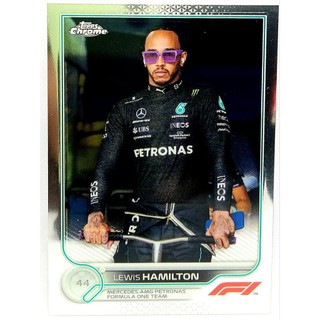 Lewis Hamilton 賽車卡 2022 Topps Chrome F1 Formula 1 賓士法拉利車手卡